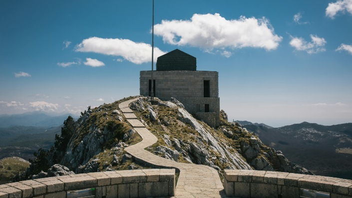Njegos Mausoleum in Montenegro.