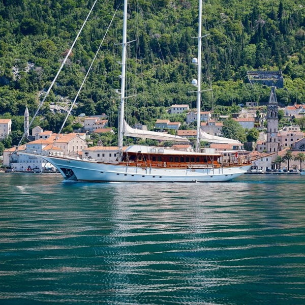 Yacht in Montenegro