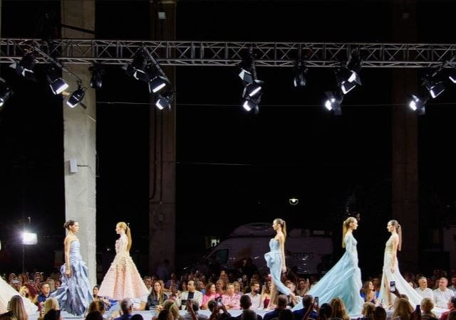Girls on the catwalk